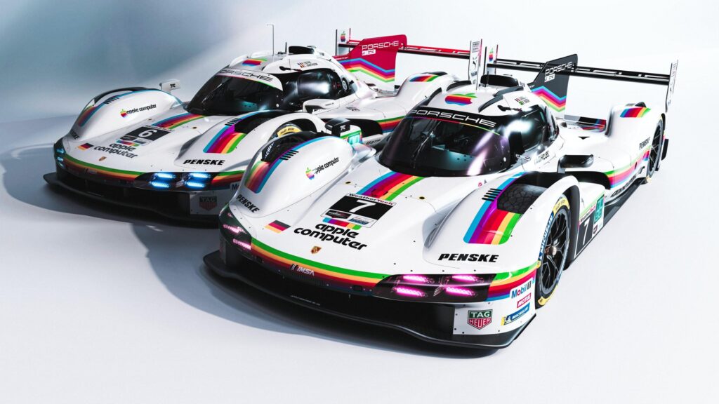 BP_Porsche competirá en Laguna Seca con los colores históricos de Apple Computer