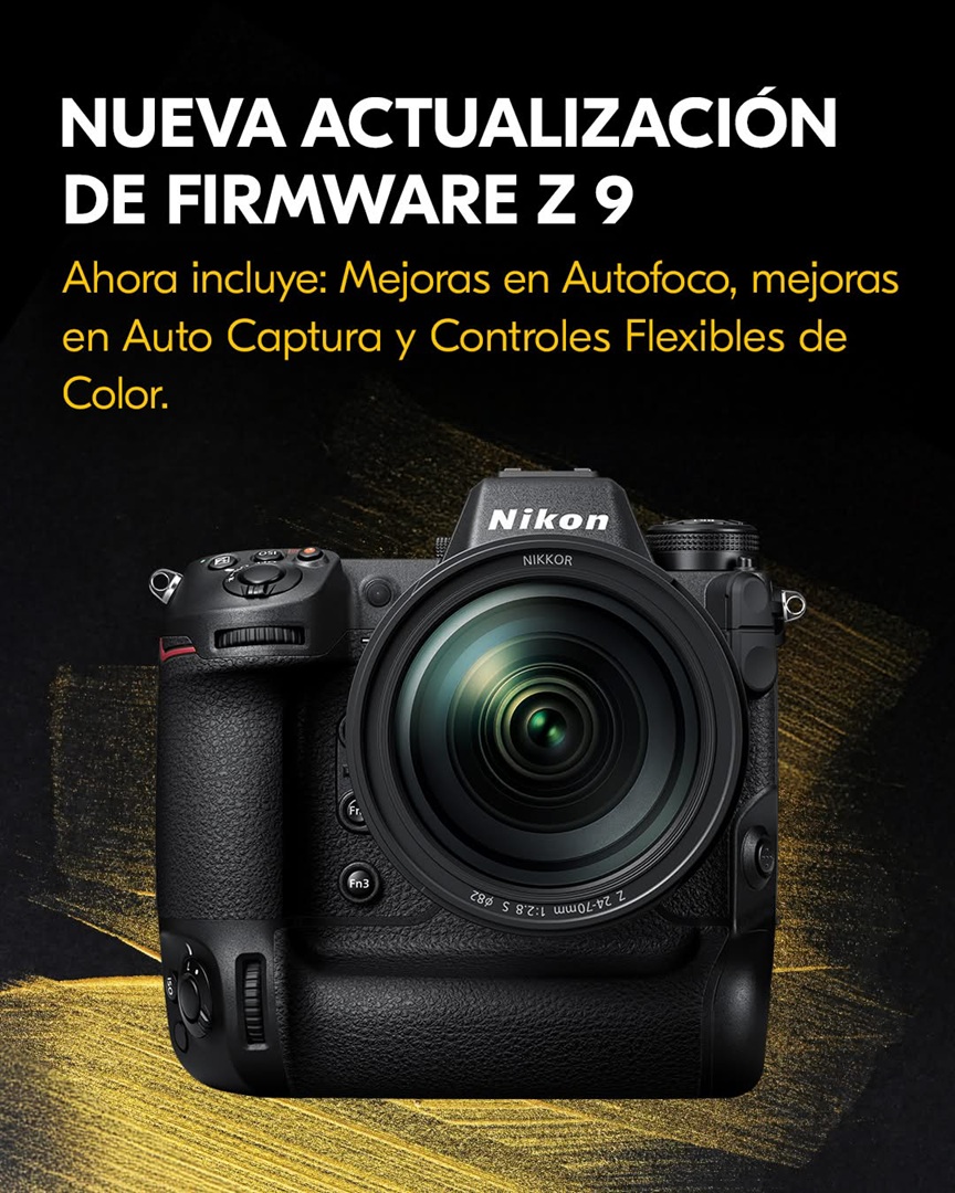 Firmware 5.3 cámara Nikon Z9