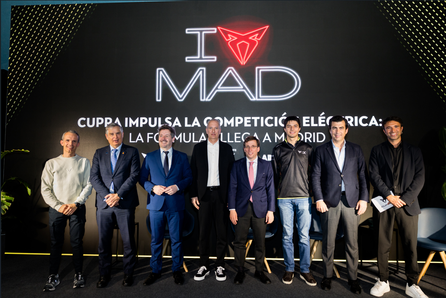 CUPRA lidera la llegada de la mejor competencia de autos eléctricos en el mundo a España como Title Partner de la primera carrera de Fórmula E en Madrid, oficialmente llamada “2026 CUPRA Raval Madrid E-Prix”