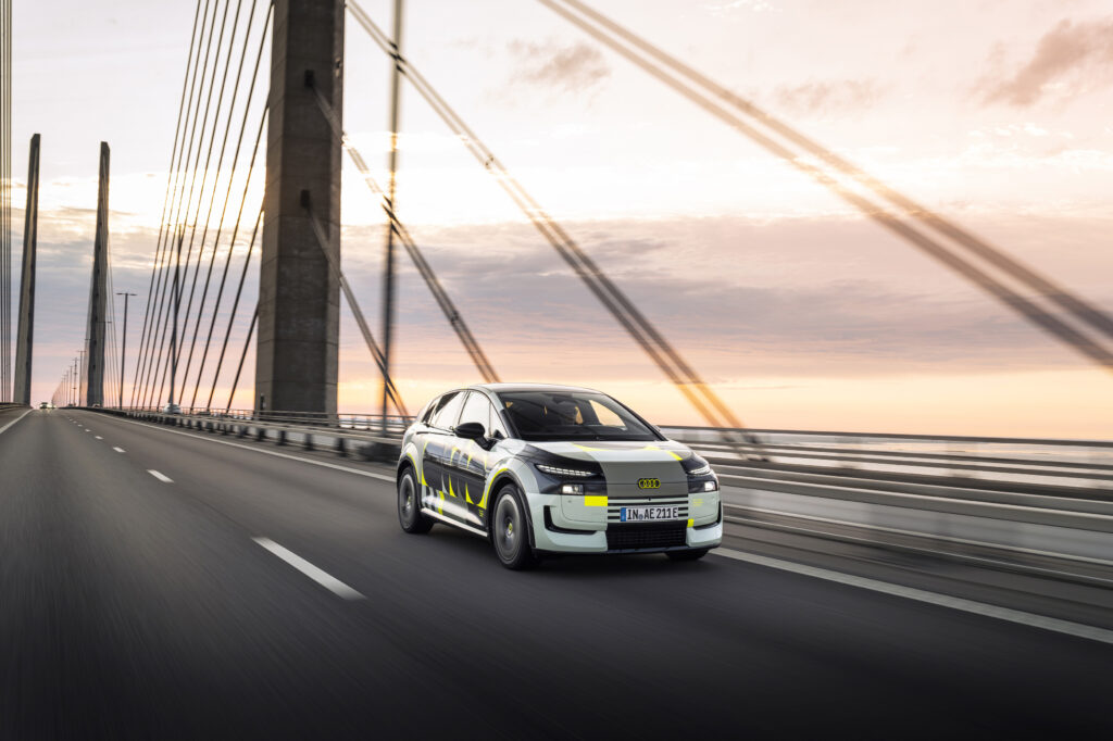 Audi A2 e-tron with design livery